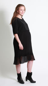 Antonia Pregnancy Breastfeeding Pleat Dress - EGG Maternity NZ Ltd