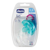 Chicco Physio Soft Soother 0-6m 2pk Boy