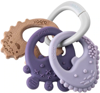 B.Box Trio Teether - Peony