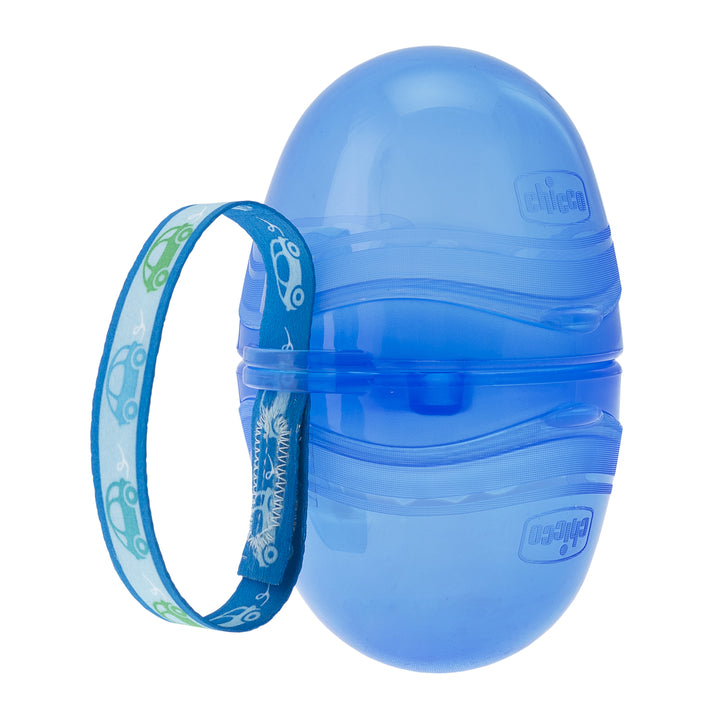 Chicco Double Soother Holder- Blue